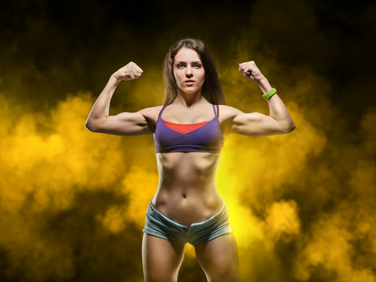 Athletic girls in Sarajevo